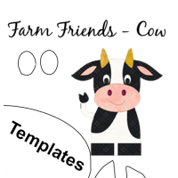 Farm Friends - Cow Templates