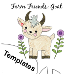 Farm Friends - Block 7: Goat Templates