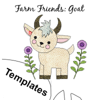 Farm Friends - Block 7: Goat Templates
