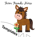 Farm Friends - Block 12: Horse Templates