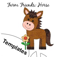 Farm Friends - Block 12: Horse Templates