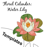 Floral Calendar - Block 7: Water Lily