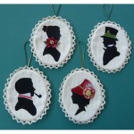 Whimsical Christmas Applique Ornaments | 12 Pattern Set for Quilters