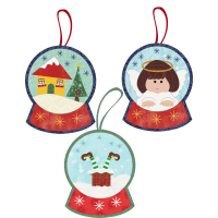 Snowglobe Christmas Ornaments