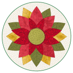 Poinsettia Perfection Candle Mat