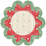 Winter Blossom Candle Mat
