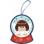 Angel Snow Globe Ornament