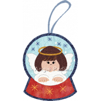 Angel Snow Globe Ornament