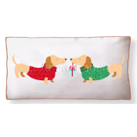 Christmas Dachshunds Cushion Cover