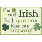 Not Irish Mug Rug