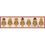 Turkey Troupe Table Runner