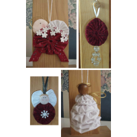 Heavenly Yo-Yos: Nativity & Angel Ornaments