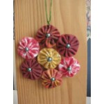 Festive Yo-Yo Christmas Ornaments Pattern Set