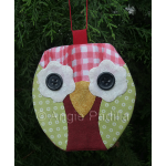 Cute Christmas Owl Ornament