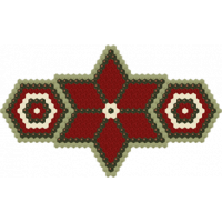 Hexagon Christmas Star