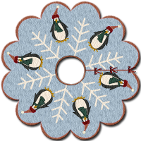 Penguin Tree Skirt