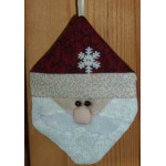 Jolly Paper-Pieced Santa Ornament