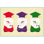 Graduation Gnomes Mug Rug
